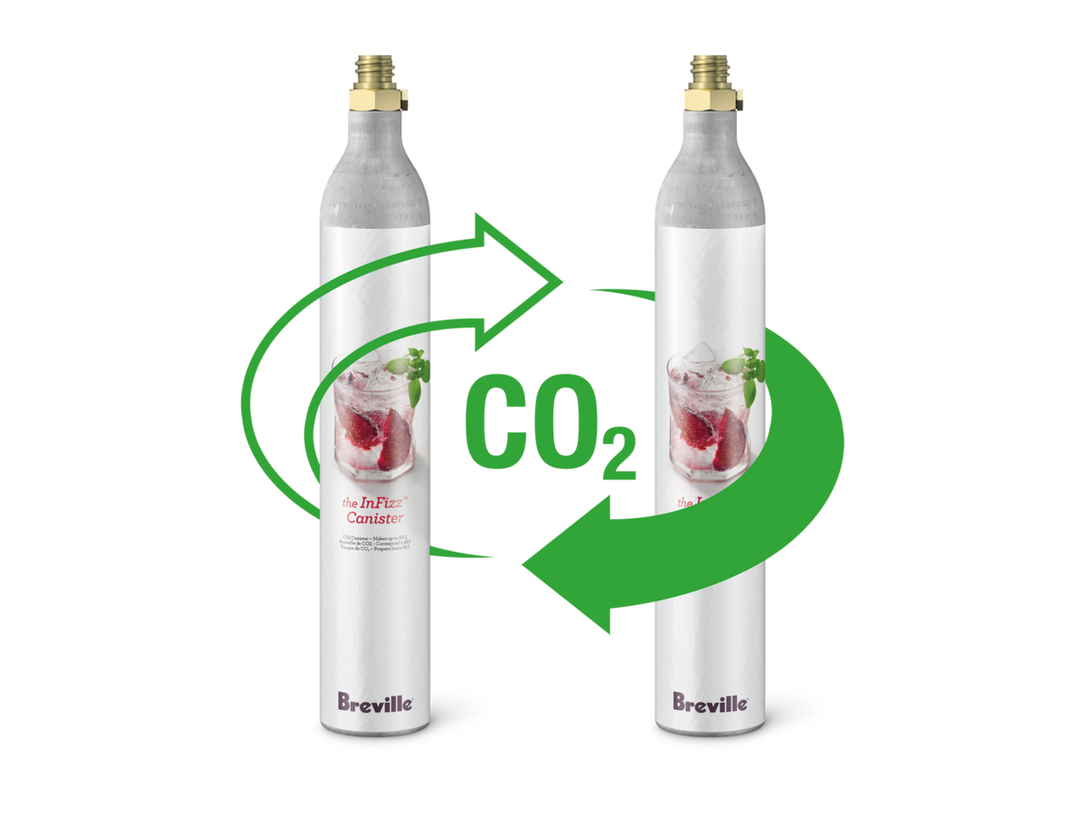 the InFizz™ CO₂ Gas Canisters (2-pack)